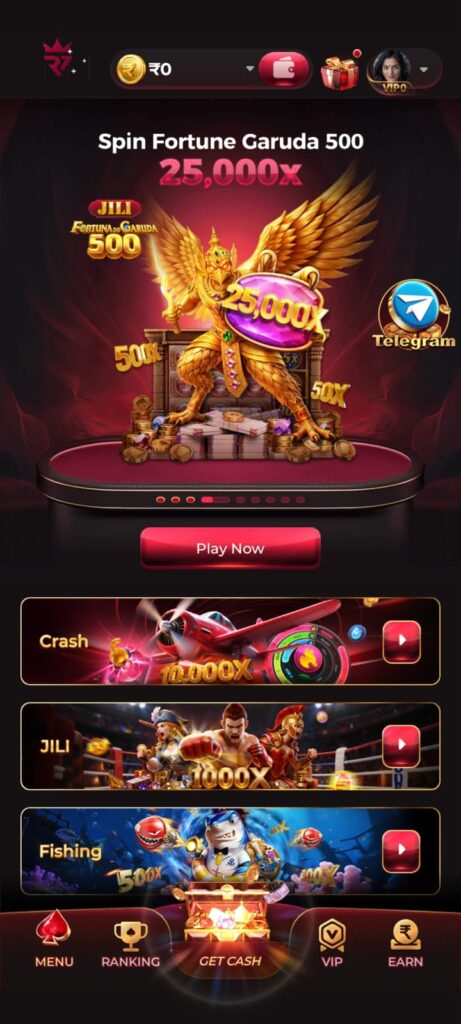 Raja7 Game Download and Raja7 Login screen for Raja 7 Game users